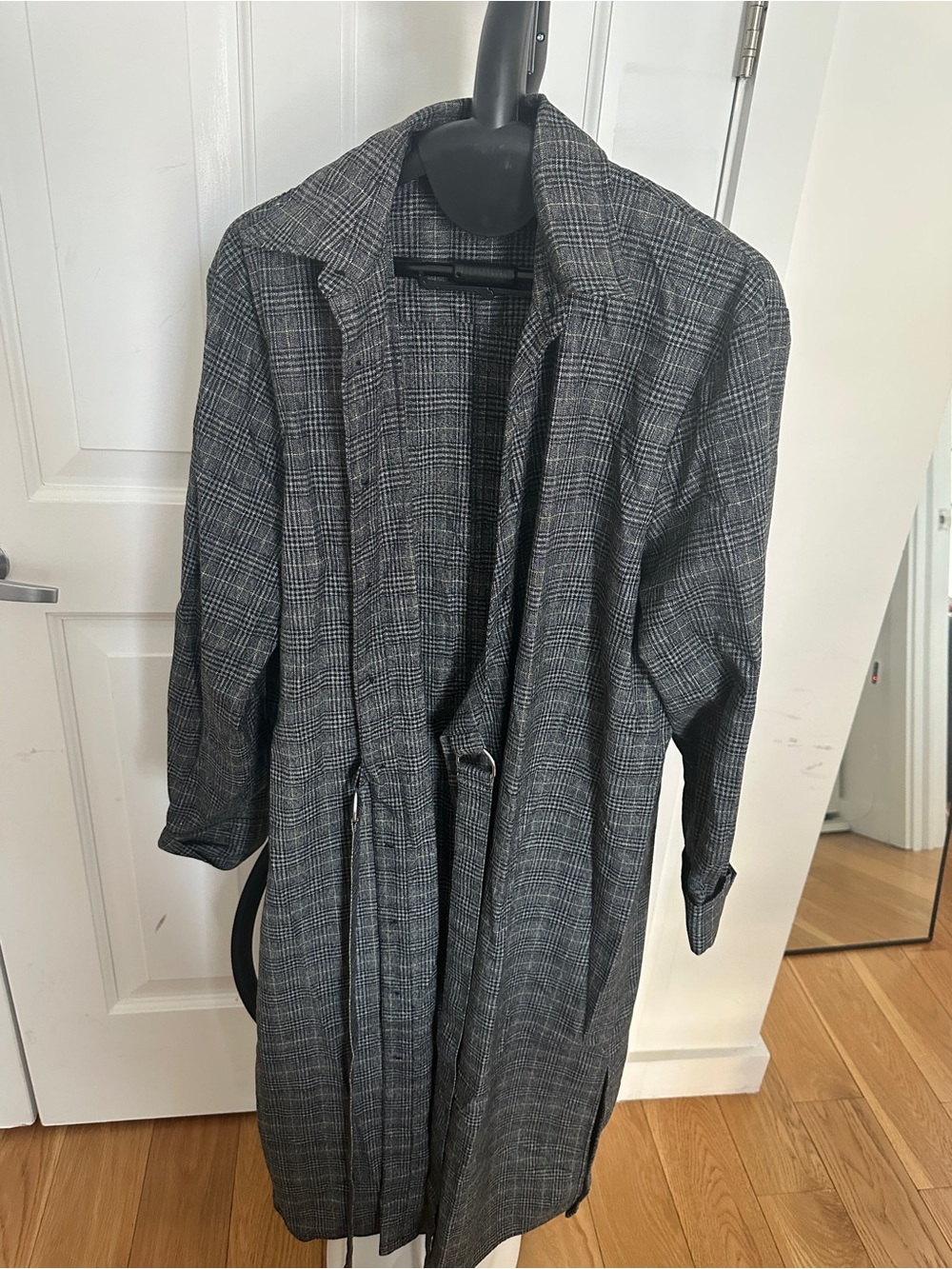 Proenza Schouler White Label checked midi dress size 2 - Picture 6 of 9